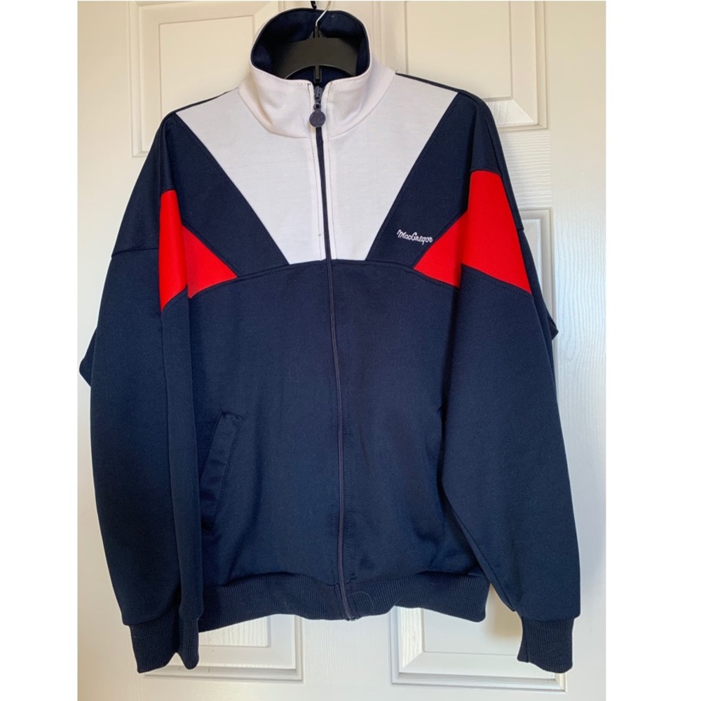 Vintage 80’s colorblock track jacket